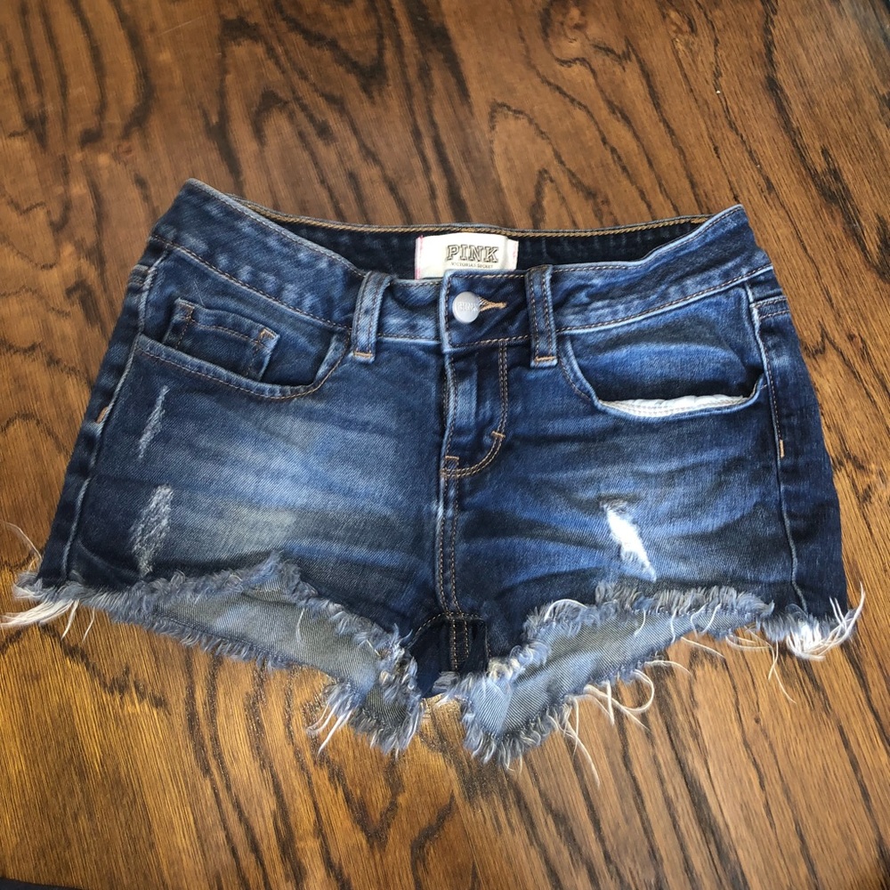 VS pink shorts